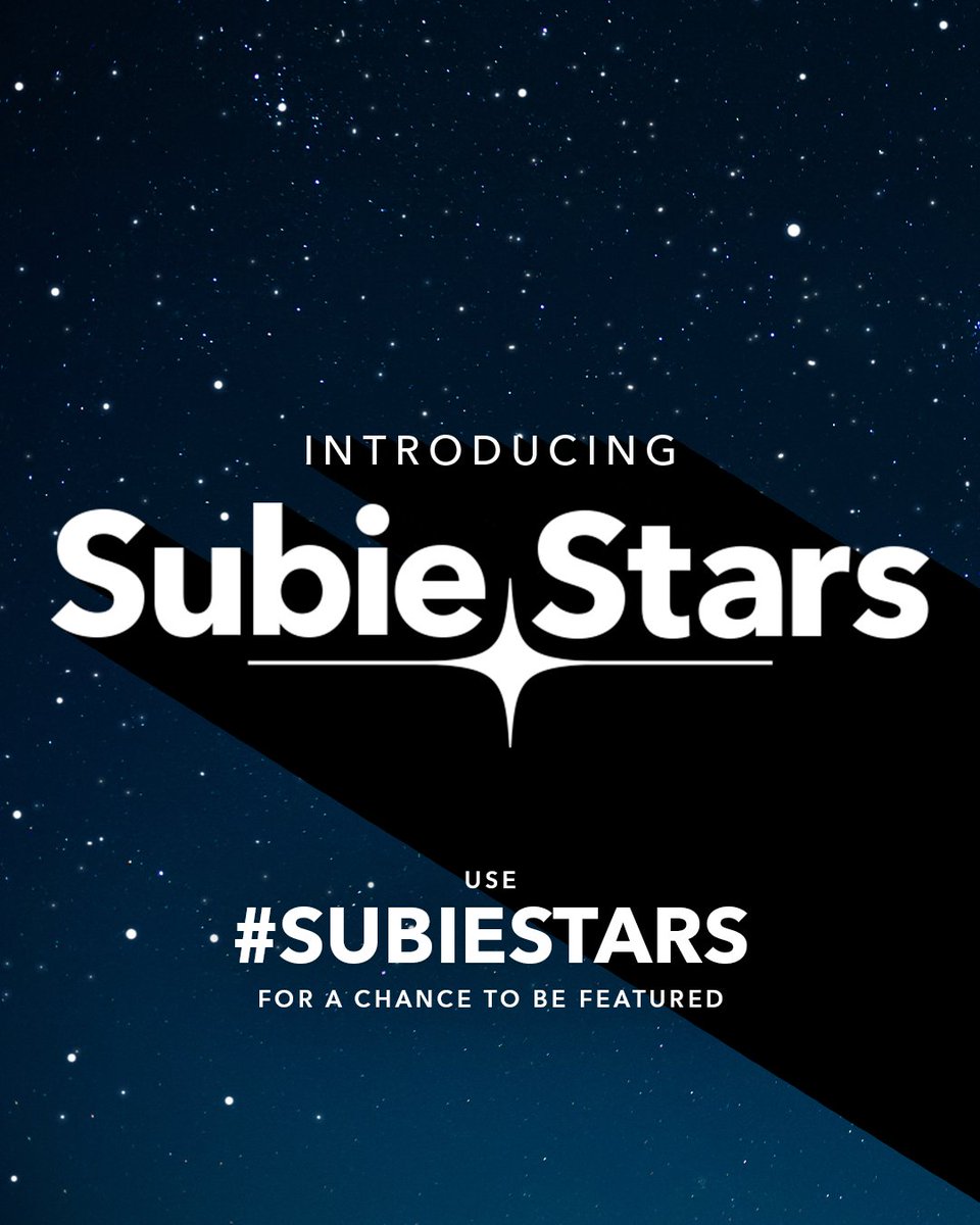 Calling all Subaru super fans out there: We’re introducing Subie Stars–a monthly feature of a memorable or #uncommon Subaru story from our community. Subie Stars get swag as well as their story featured on our socials. Use #SubieStars to submit for a chance to be chosen. 🚙💙