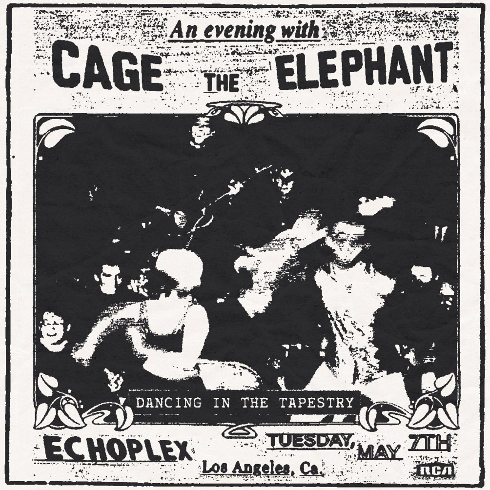 Cage The Elephant have announced an intimate show in LA! Ticket requests are open now. 🎫: bit.ly/cagemay7