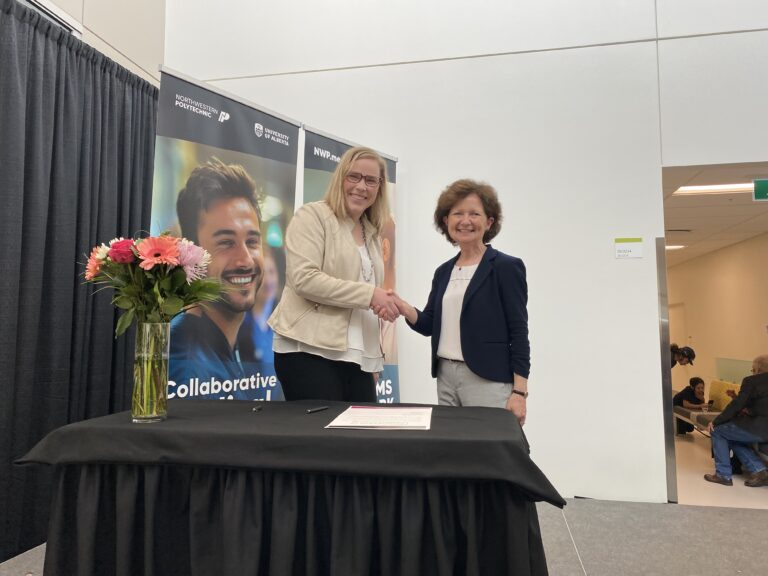 U of A and NWP mark the beginning of medical education partnership during MOU signing #gpab mygrandeprairienow.com/119745/feature…