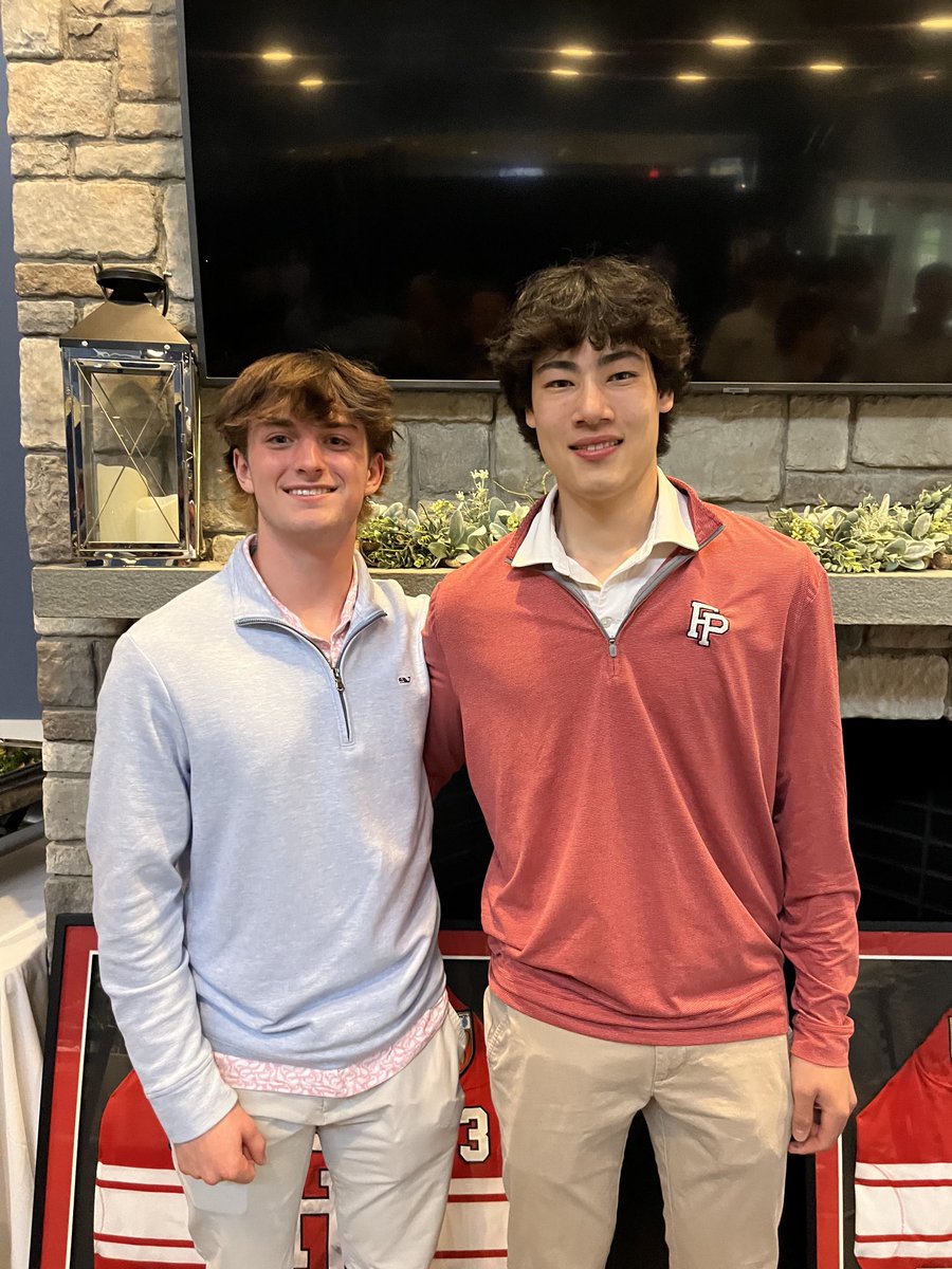 FPvarsityhockey's tweet photo. Congrats to Brooks Reynolds and Chris Sola for being named the next Captains for Fairfield Prep Ice Hockey. #GoPrep #RT20 @FPrepAthletics @CTHSHockey https://t.co/HwM1YxaStc