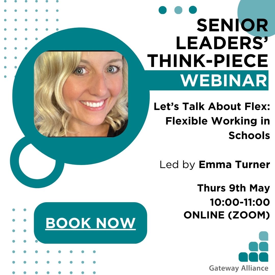 There is still time to secure your place on our next Senior Leaders' Think Piece Webinar with the inspiring @Emma_Turner75, exploring flexible working... gatewayalliance.co.uk/product/slnetw… #flexibleworking #letstalkaboutflex