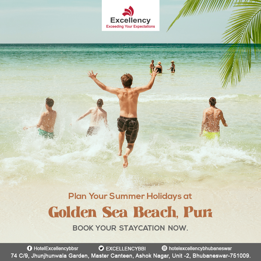 Dive into the golden sands and crystal-clear waters of Puri Beach! Experience tranquility, adventure, and breathtaking sunsets. Your coastal escape awaits! #GoldenPuriBeach #SunSandSea #CoastalGetaway #ExcellencyBbsr