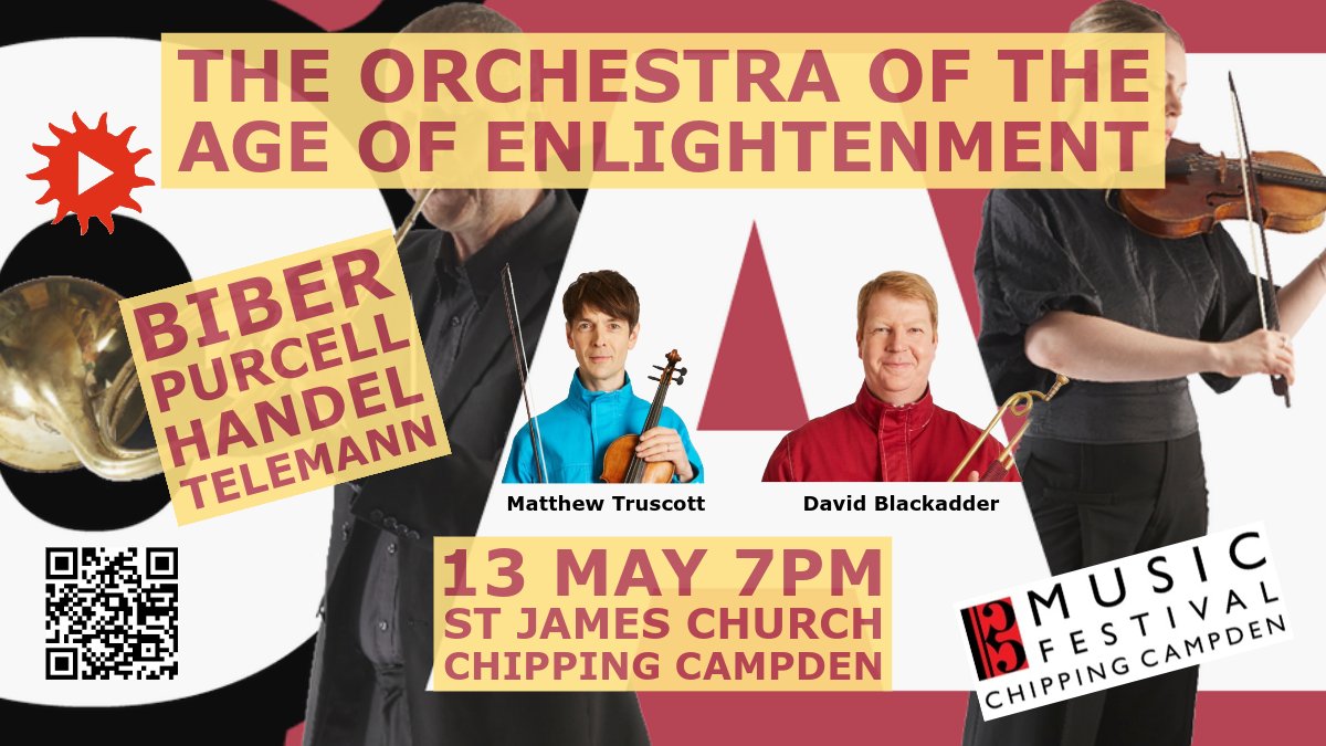 Only 2 weeks to go until the @theoae come to open the 2024 Music Festival on the 13th May 7pm - fantastic fanfare programme of #baroque #trumpet #classicalmusic #livemusic in the #cotswolds #chippingcampden tickets: tinyurl.com/OAE-Blackadder