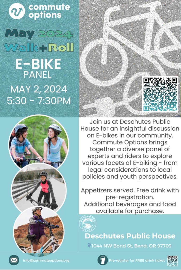Excited to head to Bend on Thursday evening to join a panel discussing e-bikes.  Register here: docs.google.com/forms/d/e/1FAI…