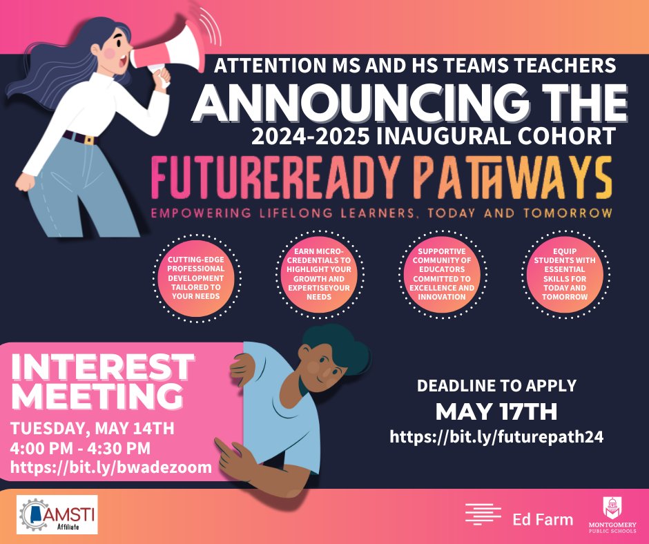 Are you a current MPS Middle or High School Math, Science, or Computer Science TEAMS teacher looking to ensure students are equipped with the necessary tools to thrive in a rapidly changing world? We have the program for you. #TheresMoreWithMPS