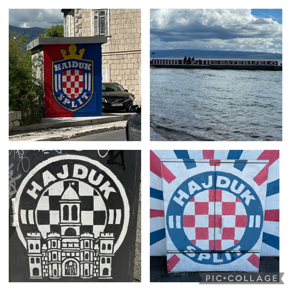 Because I am that type of person, I took a photo of all the Hajduk Split street art I saw in Split. It’s everywhere, there’s obviously tons more but enjoy.