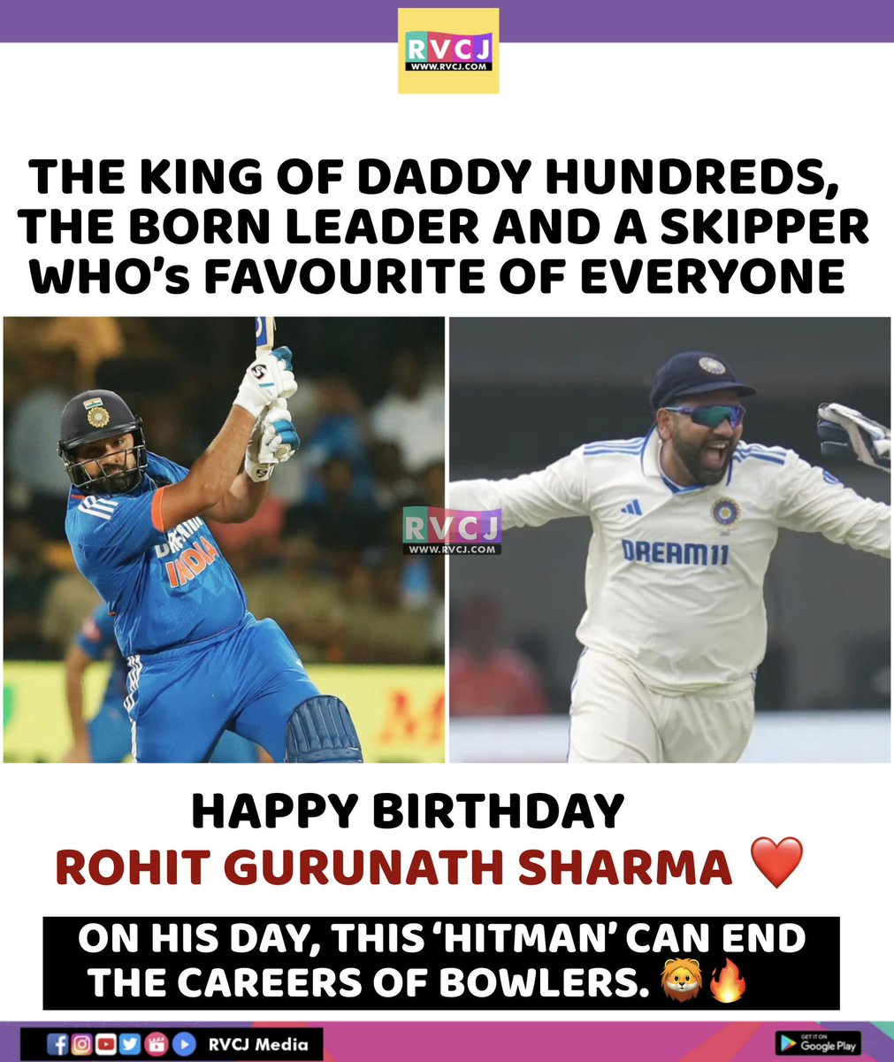 Happy Birthday Rohit Sharma!🐐🦁🔥