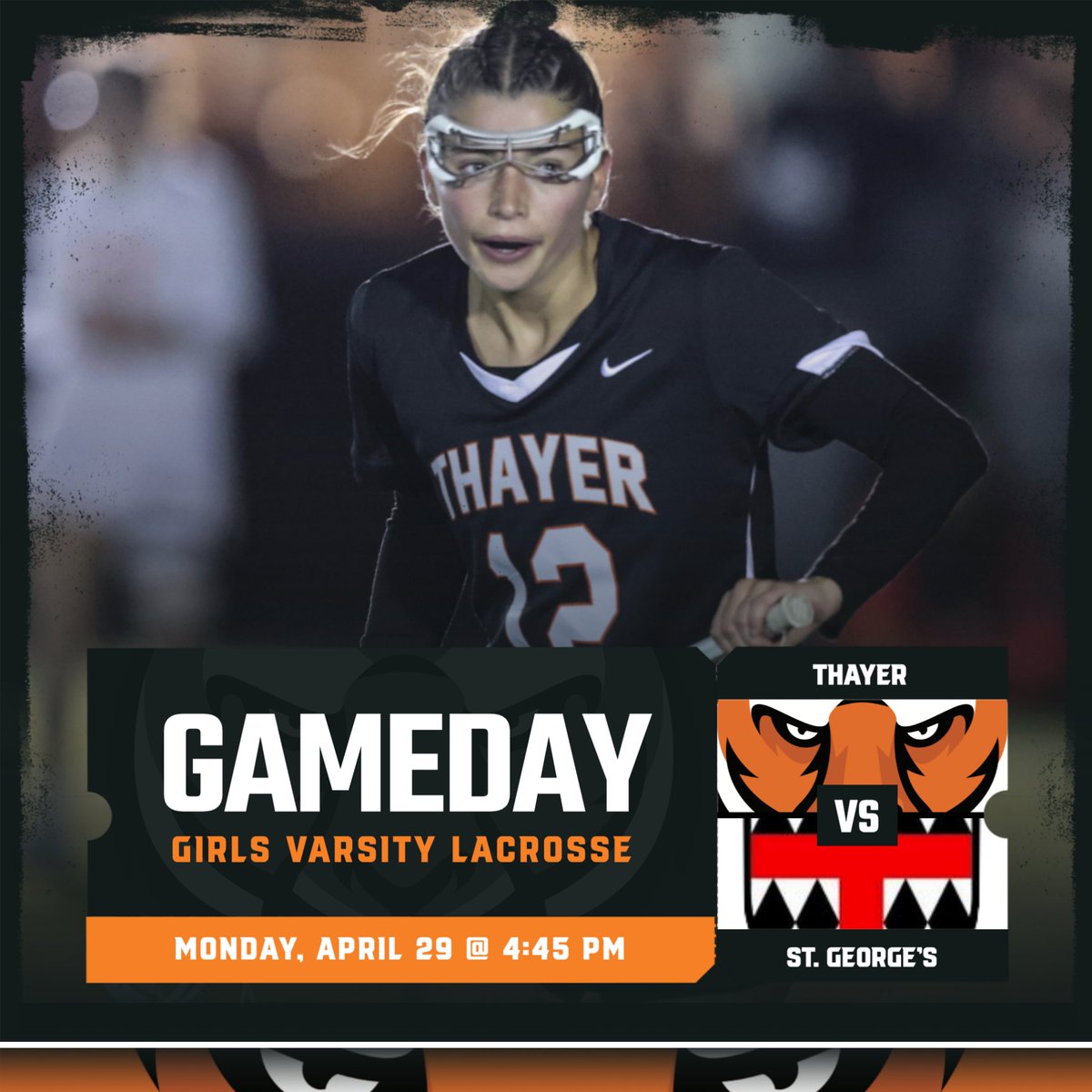 GAMEDAY | Girls Varsity Lacrosse hosts @GoSGDragons today! 📺: fan.hudl.com/usa/ma/braintr…