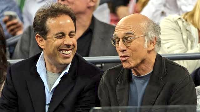 _sillyclaw's tweet photo. One of the funniest scenes ever shot, Larry David and Jerry Seinfeld genius at work. https://t.co/1RzmMHPlRs