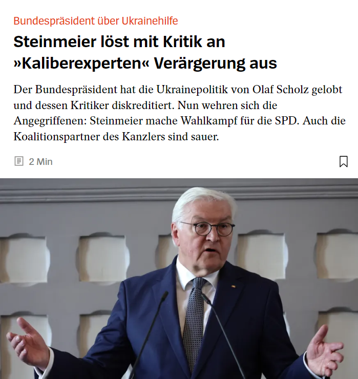 Deutschland schuldet dem Herrn Bundespräsidenten mannigfaltigen Dank. Wie keiner seiner Vorgänger zeigt er jeden Tag, wie überflüssig sein Amt ist.
spiegel.de/politik/deutsc…