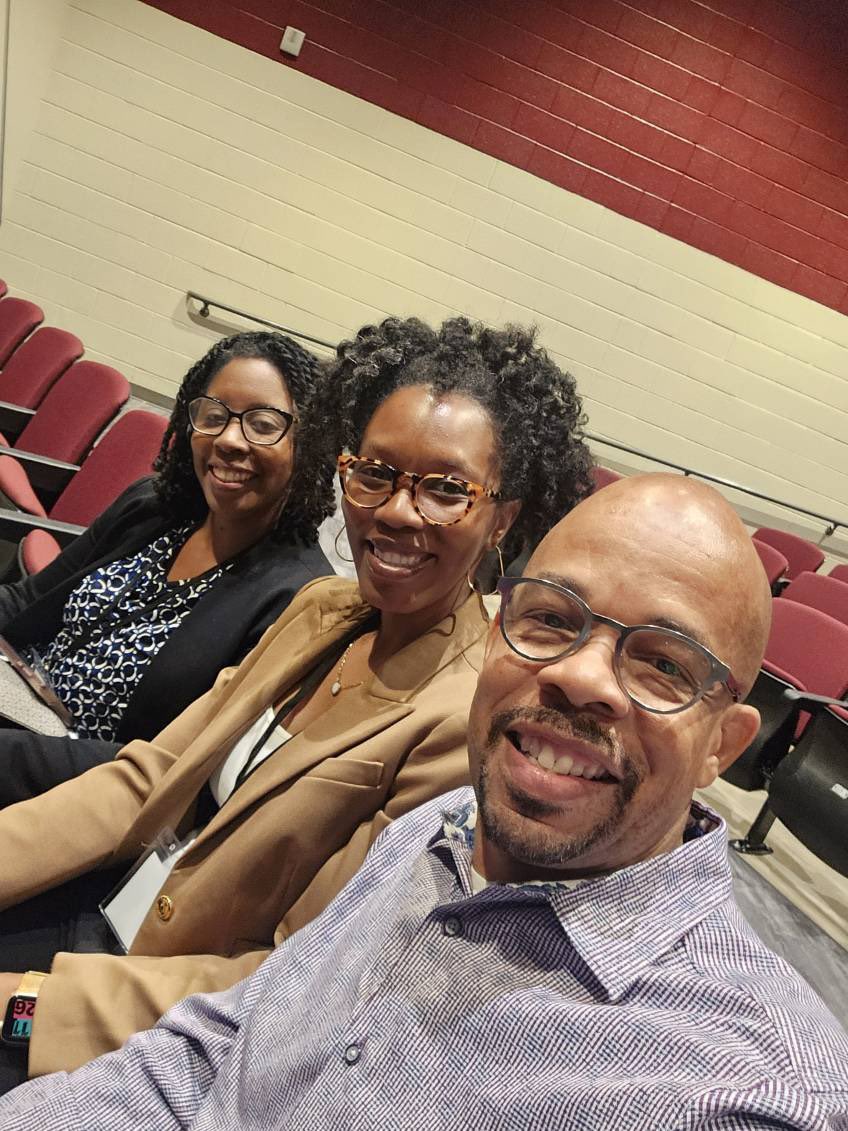 NCCUSOE's tweet image. Drs. Smith, Lyons, and Pierce represented the SOE during the @CREED_NC 3rd annual #teachingincolor summit in Charlotte NC. It was an insightful and thought-provoking experience for our @nccu faculty #eagleexcellence #SOAR