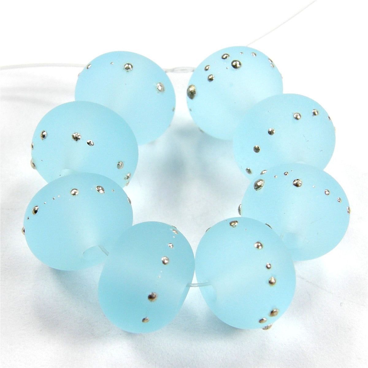 Handmade Lampwork Glass Beads, Pale Aqua Blue Silver Etched 038efs bit.ly/PaleAquaBlueBe…   #HandmadeLampworkBeads #LampworkGlassBeads #LampworkBeads #HandmadeBeads #JewelryMakingBeads #JewelryBeads #JewelrySupplies #ShopSmall #SmallBusiness @Covergirlbeads