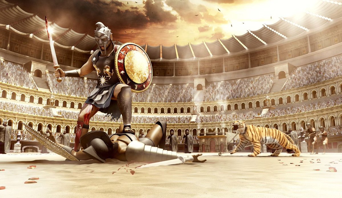 #Crypto market is the new Colosseum. 

The biggest PvP of all times.

You realize this shit when you lose enough $ to start self reflecting.