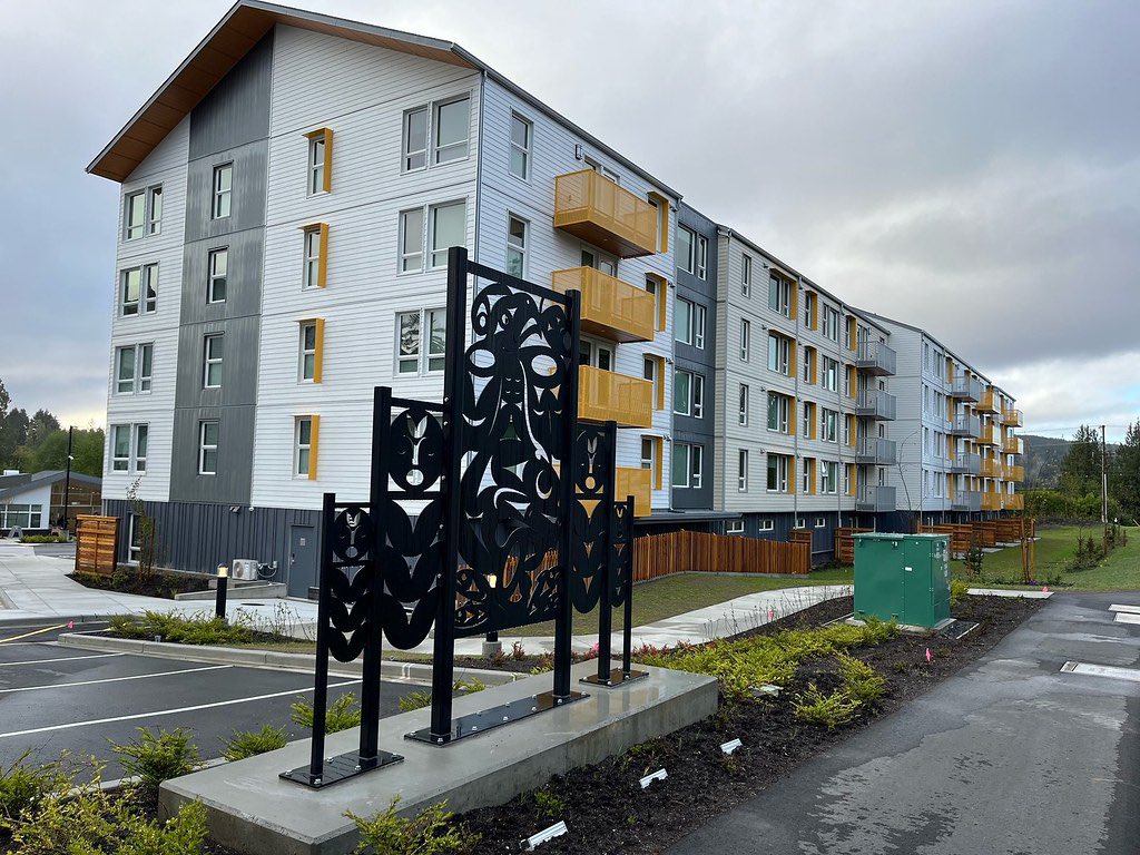 The largest expansion of affordable housing in the District of @SookeCa’s history!

Today, MLA @RParmarBC was on hand for the opening of 2075 Drennan Street in Sooke – 170 below market homes for Indigenous people in the community.

👉🏾 news.gov.bc.ca/30790