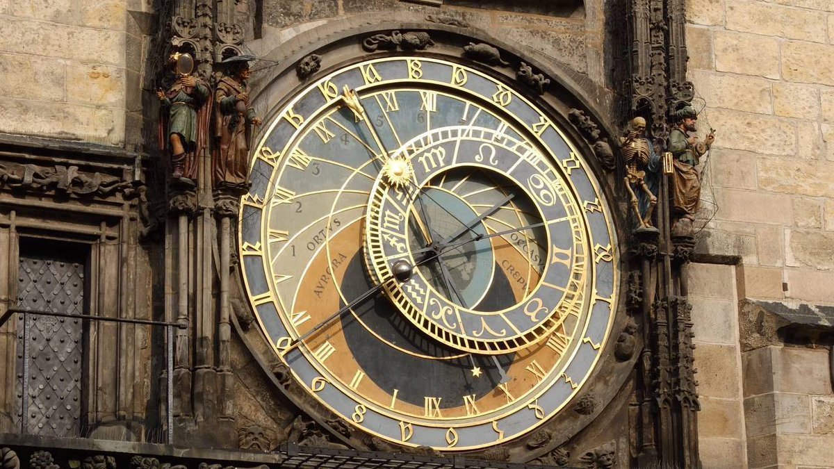 This 600-year-old clock, installed in 1410 in Prague, is the oldest functioning astronomical clock in the world.