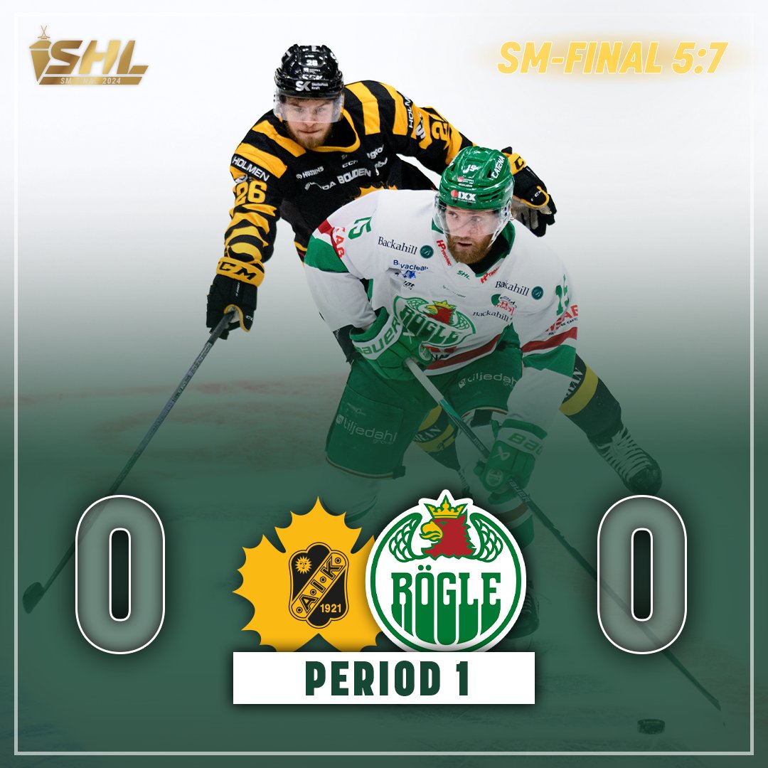 Mållöst efter 20 spelade minuter ❌ #förvårtrbk #roglebk #SHL