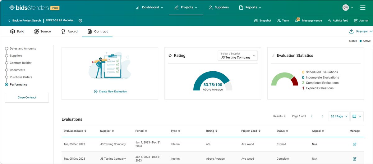 Managing supplier relationships and tracking performance is now easier than ever with our Supplier Performance add-on to the bids&tenders essential package.

Learn more at hubs.ly/Q02vmzSD0 #eProcurement #SupplierPerformance #DigitalProcurement