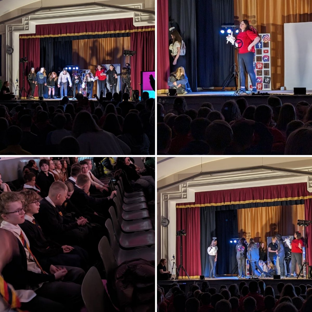 Today, our Year 7 Dyfodol class was treated to an inspired performance from drama students in Year 9&10. Huge thanks to Mrs. Jones and the drama department for the invite! 🎭 #BryntegExpressiveArts #BryntegDrama @BryntegSchool