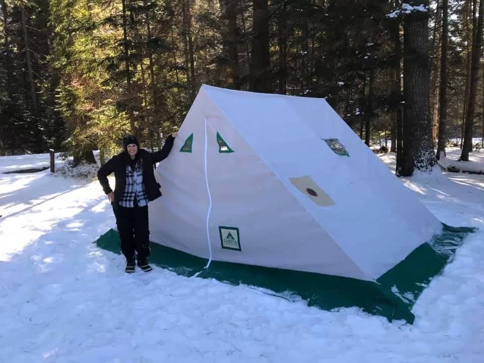 Campgrounds are bustling, backcountry trails are lively, and people like Pete are sewing their own tents inspired by Camper Christina’s free YouTube videos.

Read more 👉 lttr.ai/ASAaY or see the blog Link in Bio

#wintercamping #BackcountryCamping #CamperChristina