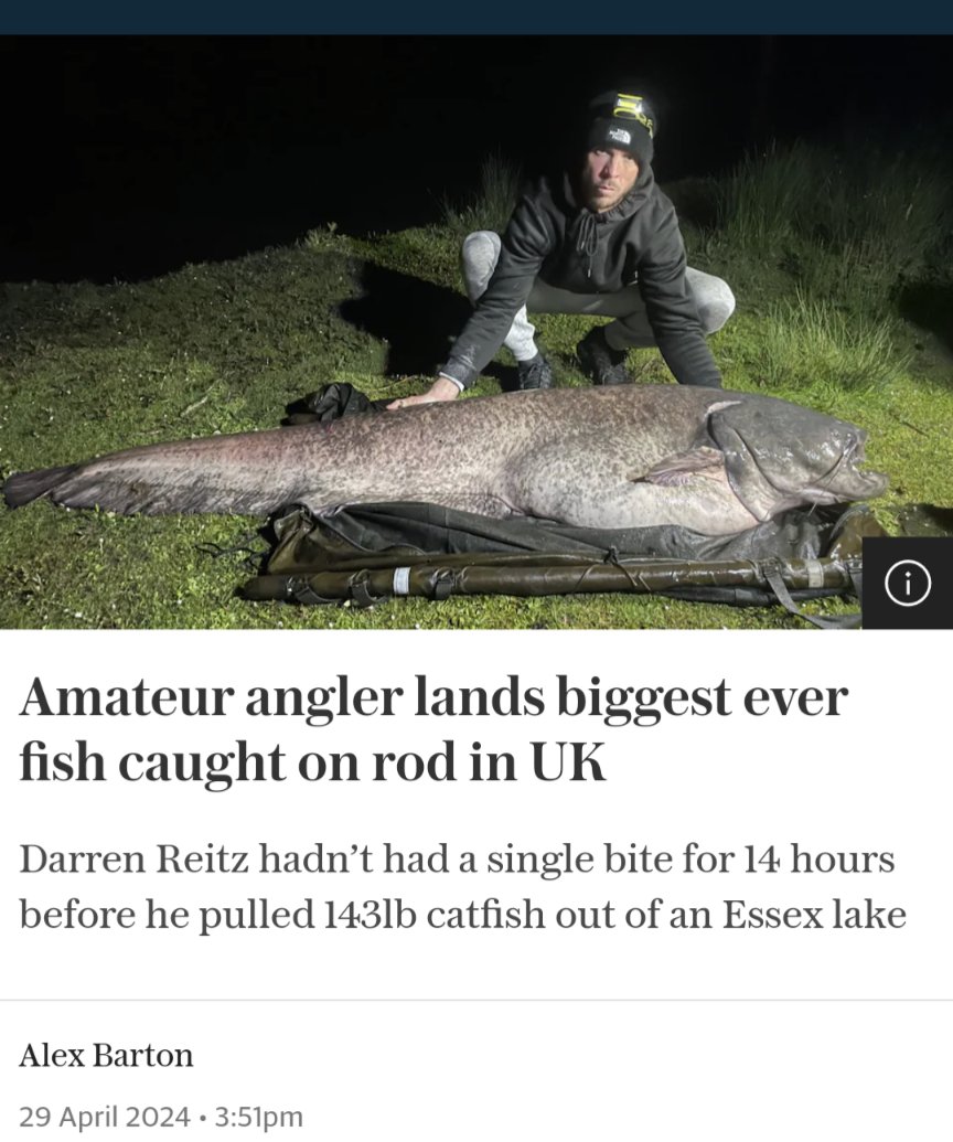 'It's a beauty!' Come on lads let's see if you can catch one! (Ted might help being as it's a Catfish.) @MWGoneFishing @RealBobMortimer #GoneFishing