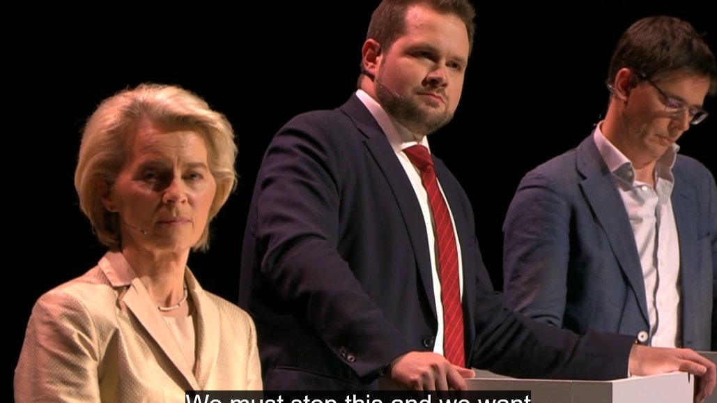 I hate to say it, but our Ursula does it really well. #MaastrichtDebate
