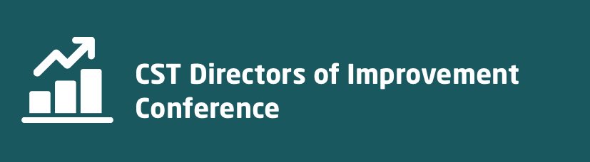 Looking forward to joining colleagues @CSTvoice Directors of Improvement Conference tomorrow!