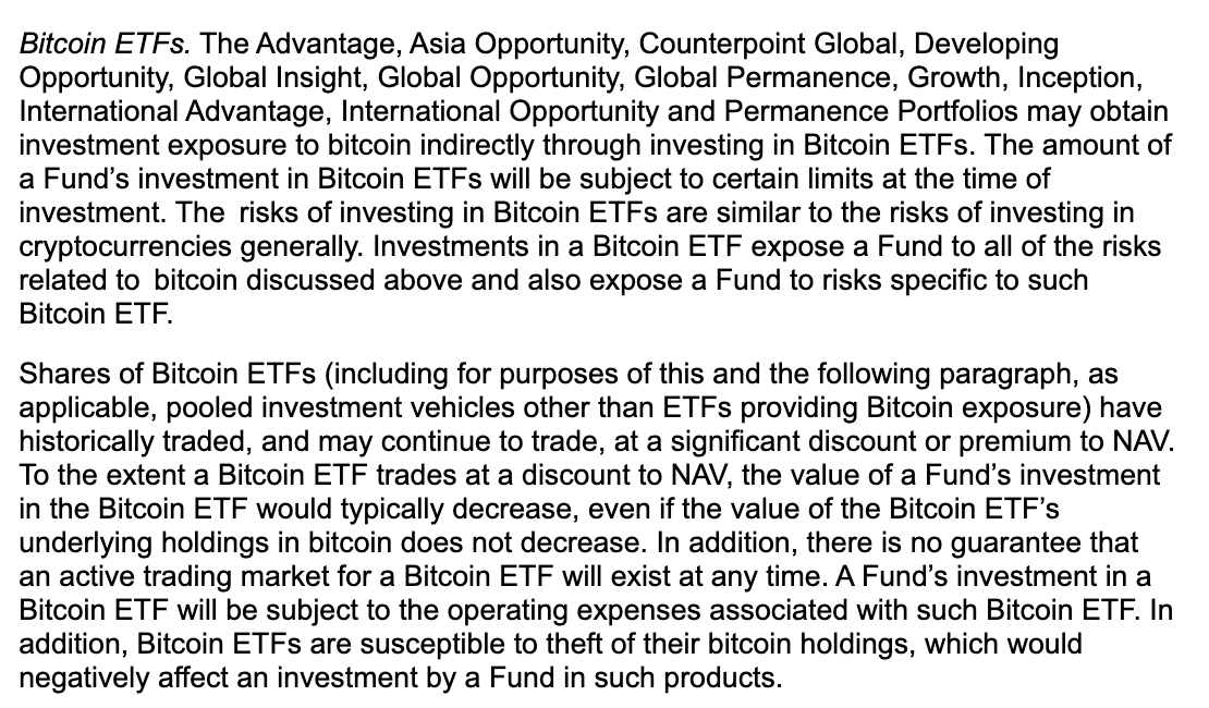 NEW: Morgan Stanley filed with the SEC that multiple of its funds 'may obtain' #Bitcoin ETF exposure 👀