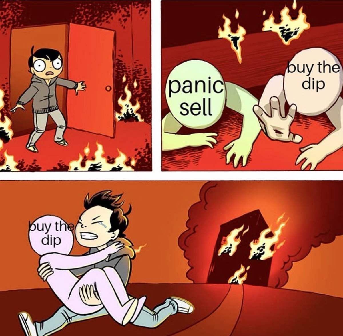 Always buy the dip on red days 🩸