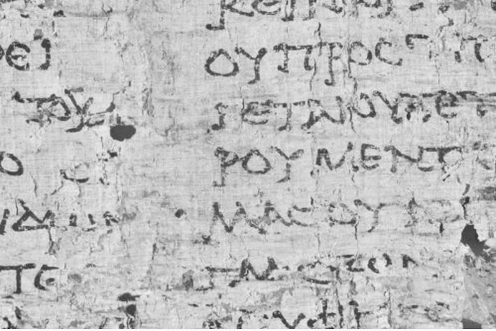 archaeologymag's tweet photo. Researchers have deciphered text on charred papyrus recovered from Herculaneum, a Roman town destroyed by the eruption of Mount Vesuvius in A.D. 79, from Philodemus of Gadara (110–30 B.C.) about the burial of the 4th-century Greek philosopher Plato.

https://t.co/4oqRDeOLcb https://t.co/cDrUWD6hUd