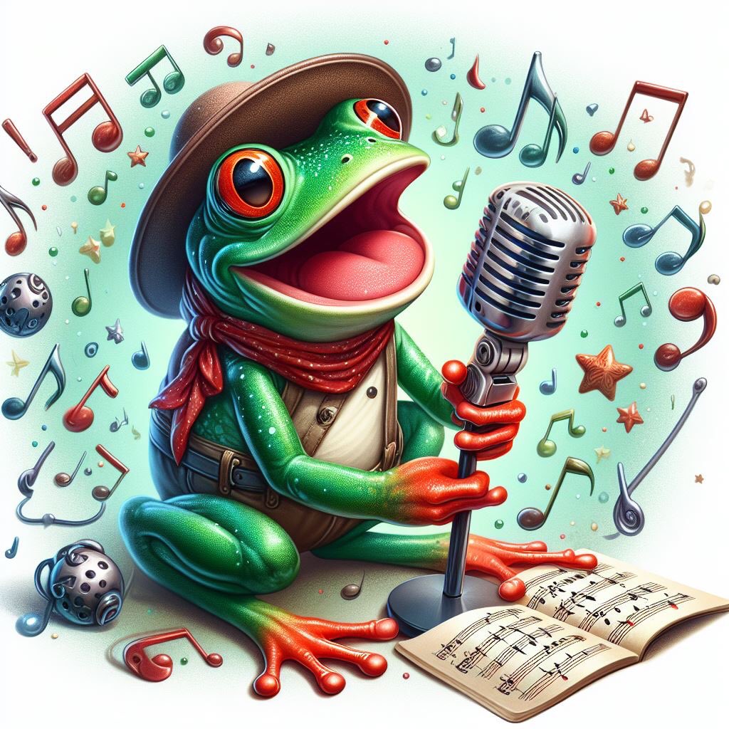 Musical Frog
#AIArtworks #AIArtwork #AiArt  #aiartcommunity #midjourney #playgroundai #leonardoai #bluewillowai #artists  #RemixAi #ArtistOnTwitter #ChatGPT #BingAI #DALLE3 #AiArtOlympics  #midjourneyV6 #Trending  #GetRemixAi #CopilotDesigner