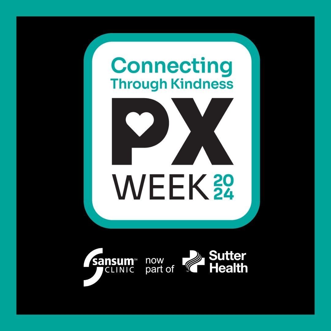It’s Patient Experience (PX) Week, focused on giving patients the best care. This year’s theme is Connecting through Kindness, emphasizing the importance of creating an empathetic and compassionate connection with our patients and their families. #SansumClinic #RidleyTreeCC