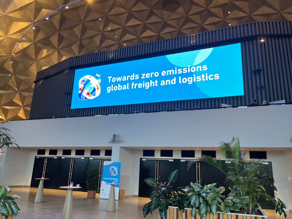 Big thanks to <a href="/smartfreightctr/">Smart Freight Centre</a> for an amazing #SmartFreightWeek! It's inspiring to see our #logistics community unite for freight #decarbonization, sharing cutting-edge #GHG reduction efforts.🌱🚚 

#Sustainability #FreightForwarding #GoGreen