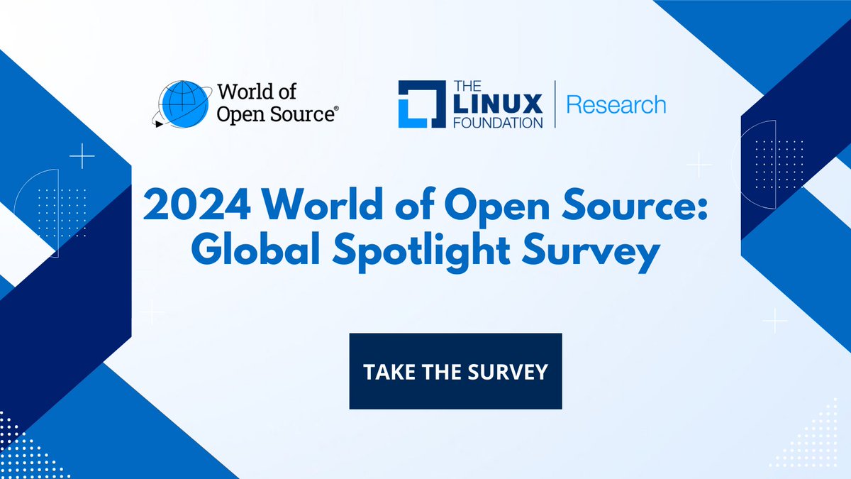 Make your voice heard in the World of #OpenSource Survey 2024! Your input not only shapes the future of open source but also supports the #LinuxFoundation 's Travel Fund, empowering developers to attend key events and give back to the community. hubs.la/Q02tLGzK0