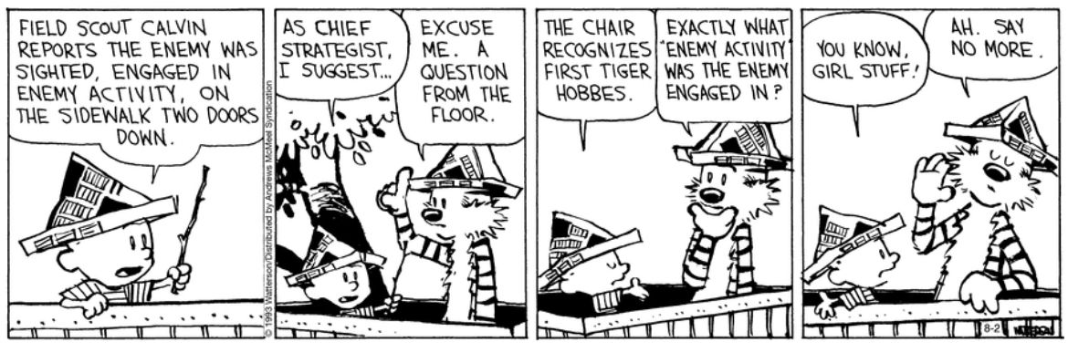 #CalvinandHobbes