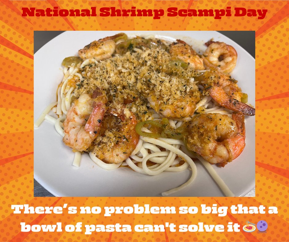 #NationalShrimpScampiDay #ShrimpLovers #SeafoodDelight #FoodieFinds #DeliciousDishes #GourmetEats