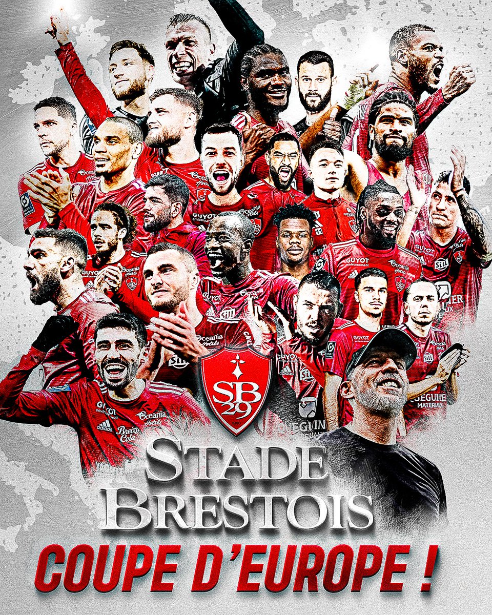 🚀 Le Stade Brestois est qualifié pour la Coupe d’Europe ! ⚽ Un immense bravo aux joueurs et au staff pour ce derby sensationnel ! #Finistère #CD29 #StadeBrestois #toutcommenceenfinistere #LaMaréeRouge