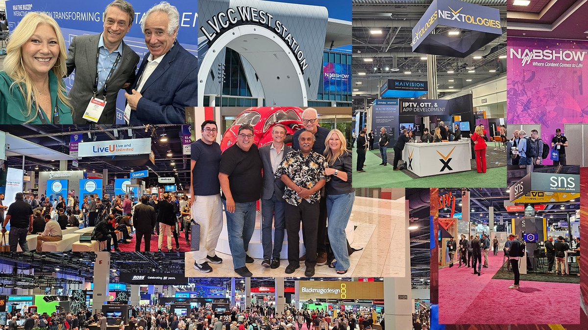 Thank you to everyone who made NAB 2024 unforgettable! Looking forward to NYC in October, NAB 2025, and the continued collaborations. #NAB2024 #NABShow #Innovation #MediaAndTech #Broadcast #Cloud #AI