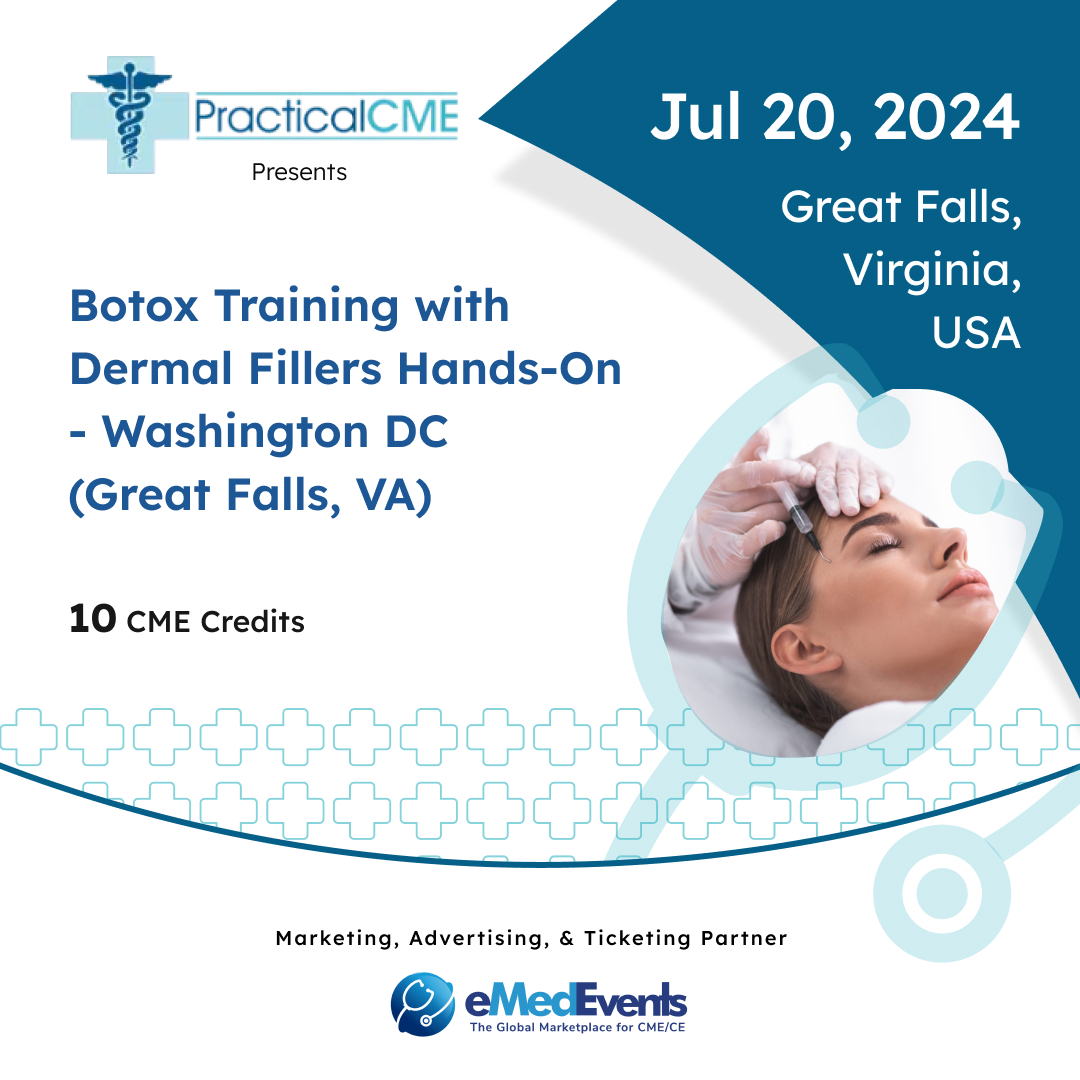 Exciting opportunity alert! 🌟 Join us for the ultimate Botox Training with Dermal Fillers Hands-On course by PracticalCME, LLC! 💉👄 - bit.ly/4bdkEod #BotoxTraining #DermalFillers #botoxinjections #MedicalEducation #FamilyPractice #eMedEvents