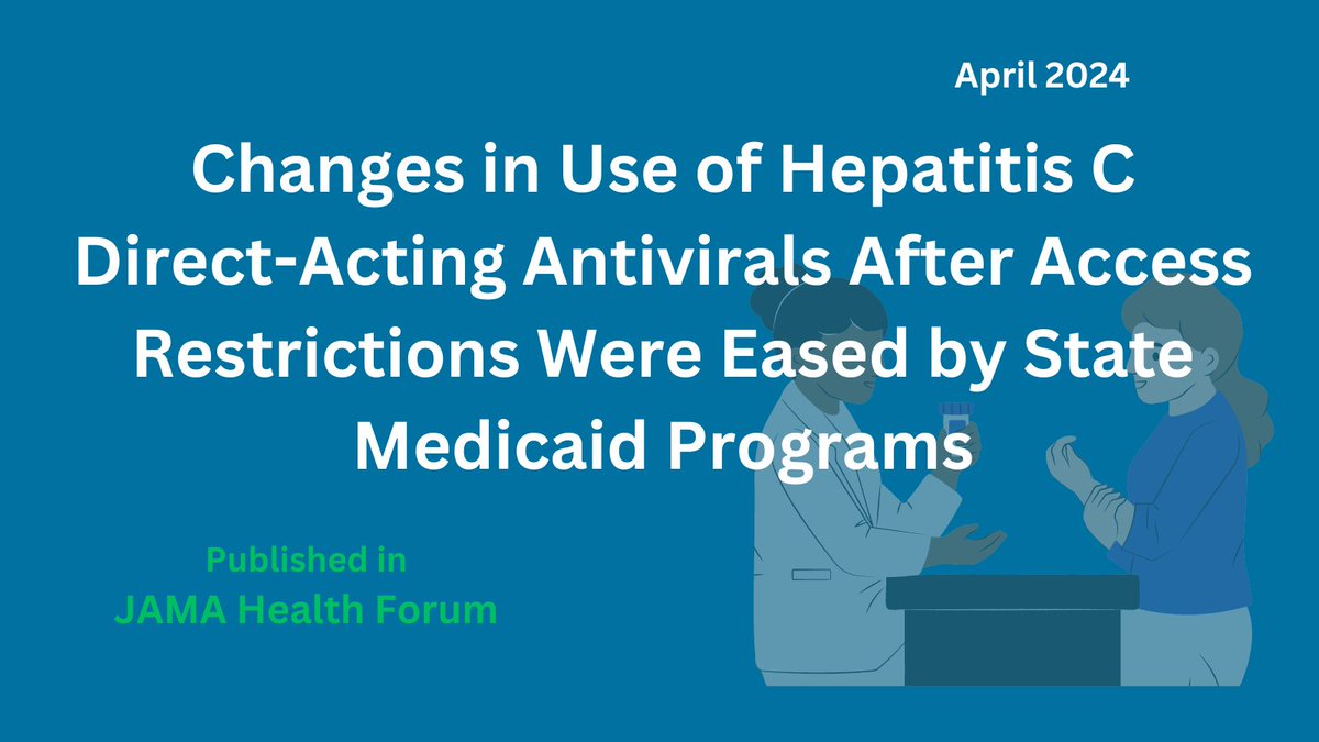 Does policy reform actually create change? New analysis in @JAMAHealthForum by CHLPI litigators Suzanne Davies & Kevin Costello with @PORTAL_Research shows significant increase in Medicaid claims for HepC treatment in the aftermath of restriction removal. jamanetwork.com/journals/jama-…