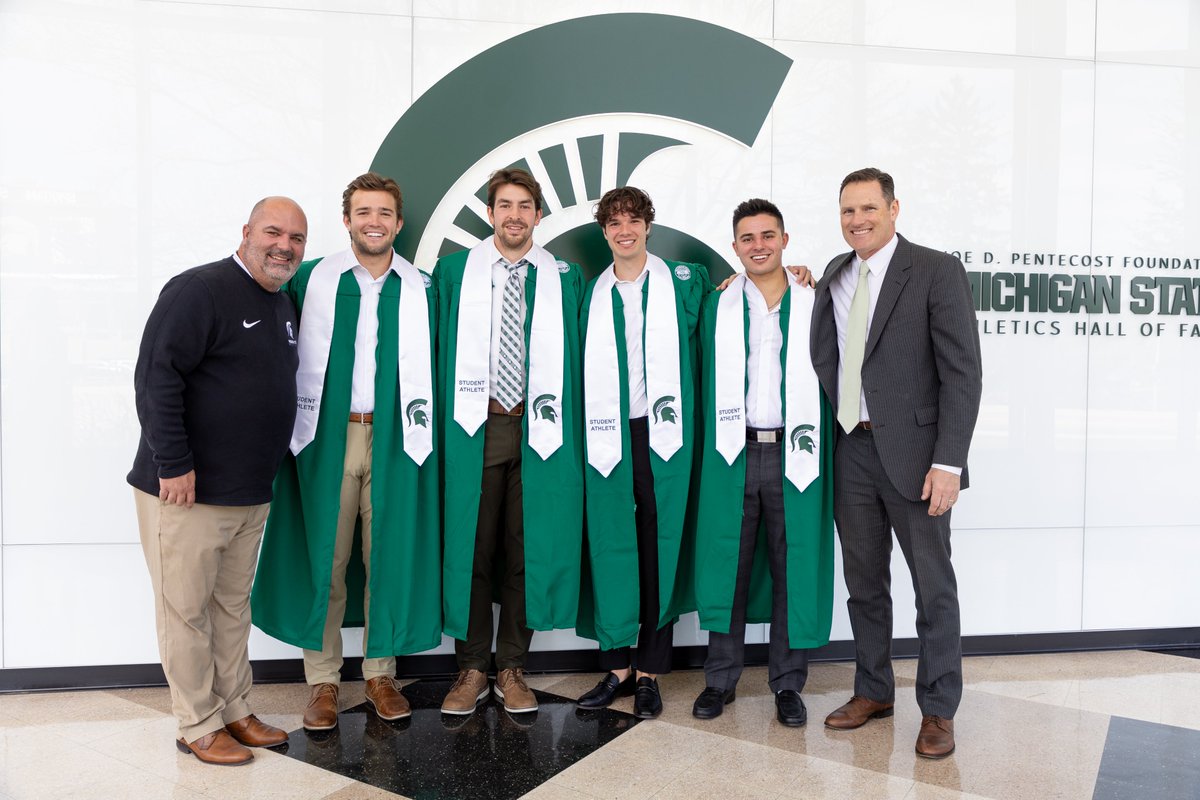 Congratulations to our newest Spartan graduates - Chase Inscho, Greyson Mercer, Jack Zugay & Jacob Cromer 🎓 #GoGreen