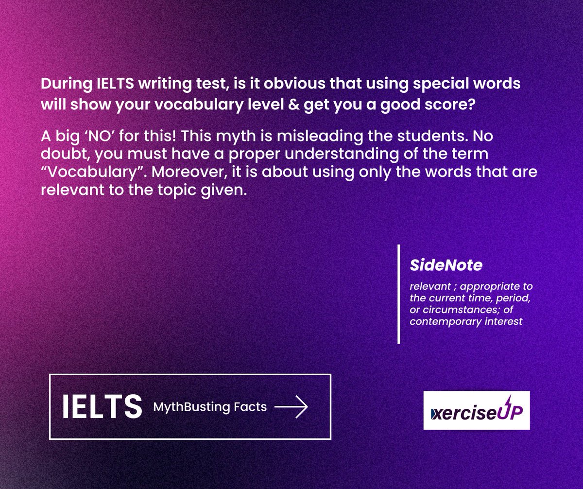 Some myths about IELTS are believed to be true, but they're not. Let's debunk them one by one & learn about the true facts. #ielts #myth #ieltspreparation #busted #ieltsspeaking #ieltsexam #ieltsvocabulary #busters #ieltswriting #ieltstips #ieltstest #ieltsreading #ieltscoaching