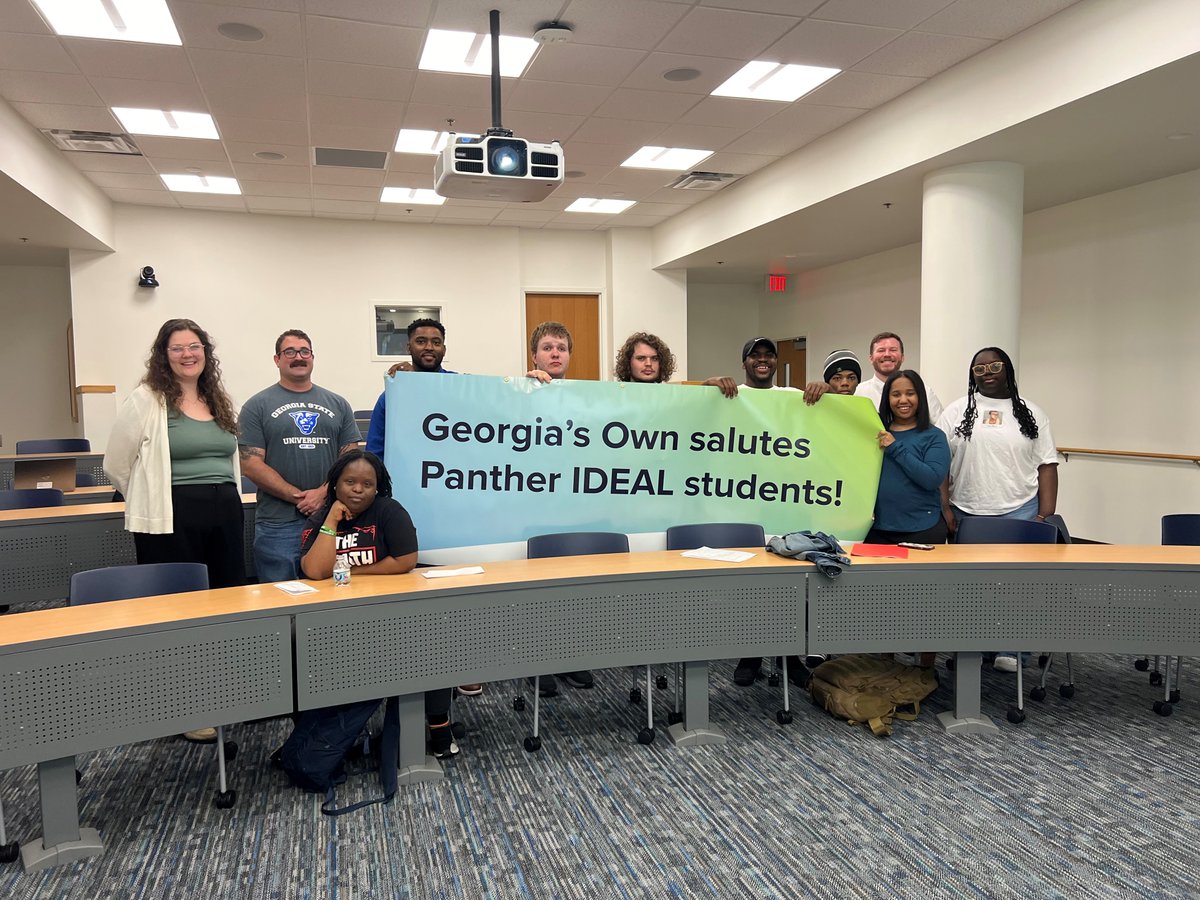 Last Friday, our Business Development team met with students from IDEAL at @GeorgiaStateU to give them a presentation on financial basics. They also had the chance to open an account with us and get $90 to help kickstart their financial journey! #GeorgiasOwn90 #InclusiveEducation