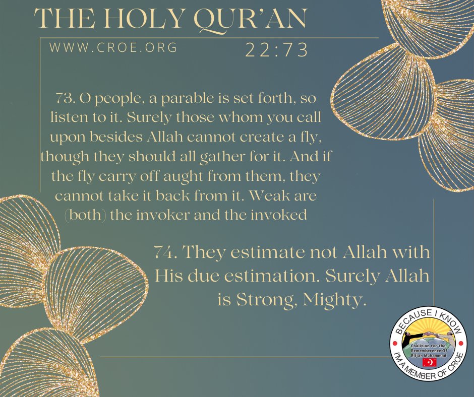 #readthequran for guidance Listen to the teachings of the Hon. #ElijahMuhammad 24 hours a day @ croeradio.net #education #history #NationofIslam #CROEArchives