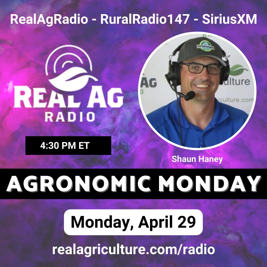 Tune in to #RealAgRadio at 430 E on @RuralRadio147 for #AgronomicMonday! @shaunhaney is joined by @WheatPete to discuss #grasshopper forecast in #westcdnag, soil microbiology, & much more! Also hear from Karl Wyant w/ @NutrienAgRetail on #sulphur benefits! #ontag #cdnag