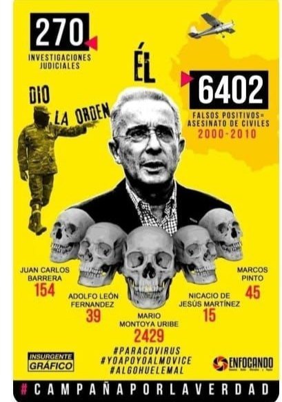 #LeMarchoAlCambio porque no quiero que a mi país vuelva esa sombra criminal que llenó nuestros campos y ciudades con la sangre inocente de los jóvenes empobrecidos por un sistema injusto. Nadie ha dicho que el cambio era fácil, pero con la unión popular vamos a lograrlo.✊🇨🇴