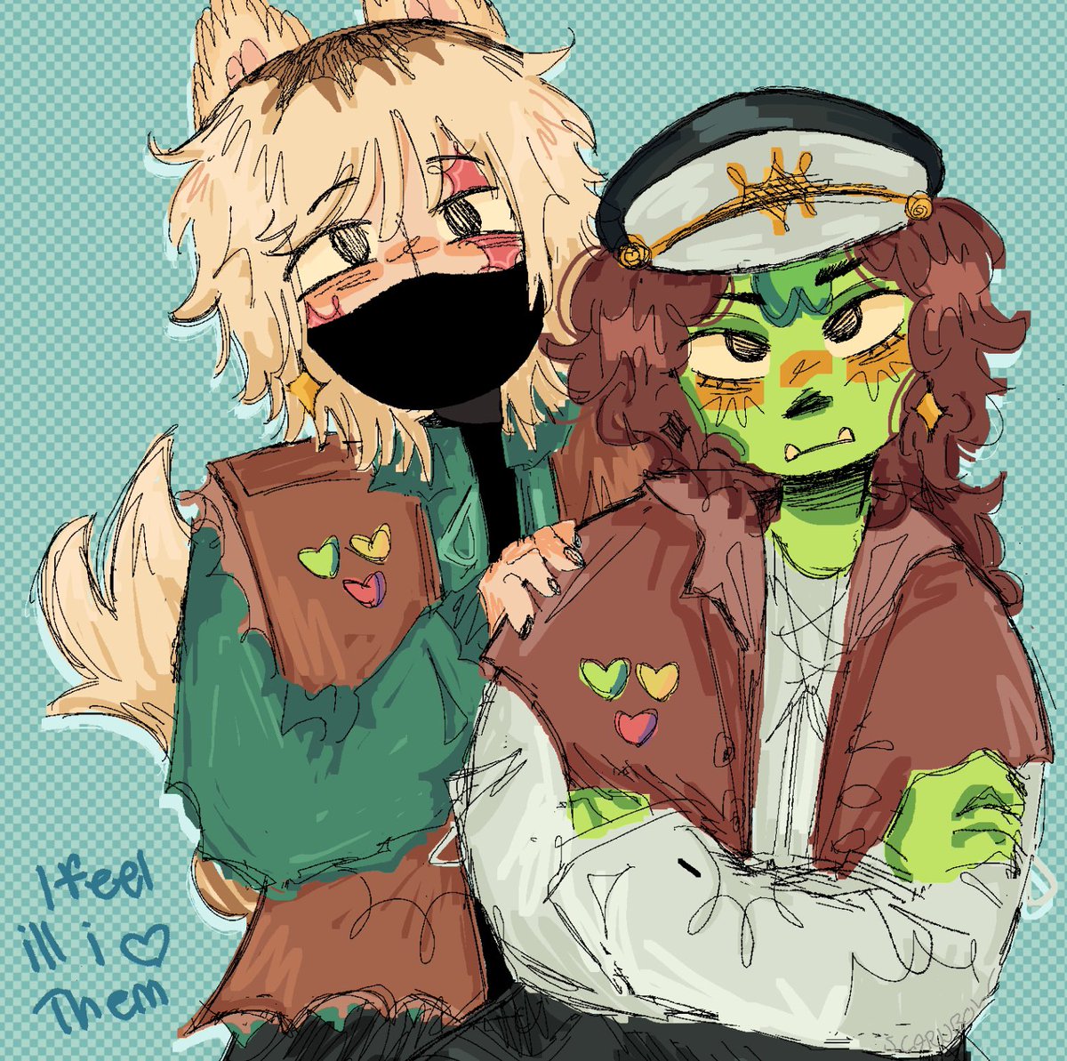 i think abt them for 2+ seconds   and i keel over  in a pile of tears 

#smallishbeansfanart ... #ethoslabfanart ....