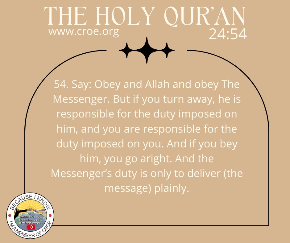 #readthequran for guidance Listen to the teachings of the Hon. #ElijahMuhammad 24 hours a day @ croeradio.net #education #history #NationofIslam #CROEArchives