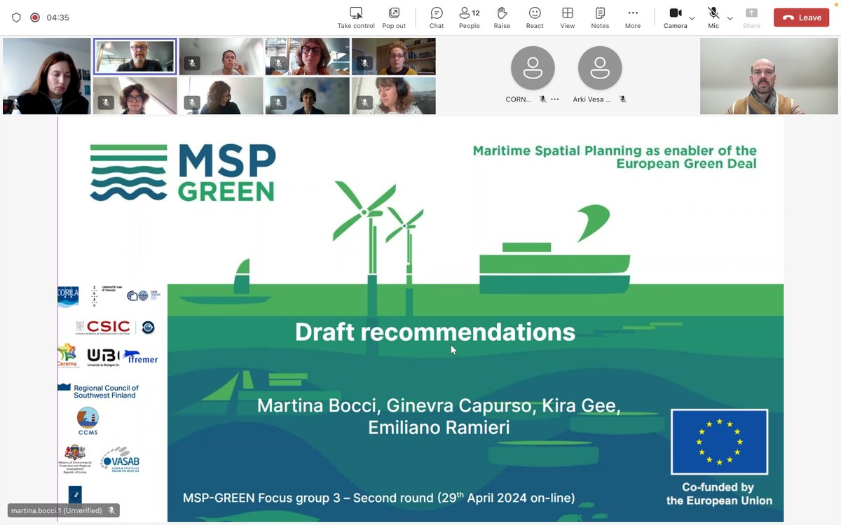 Congratulations @MSPGREEN22 on your excellent work considering #MarineSpatialPlanning in the context of delivering #EUGreenDeal ambitions. A privilege to consult today on draft recommendations👍
The potential role for #aquaculture is high: no green without blue!
💚💙🌊🐟🐚🦪🌱♻️