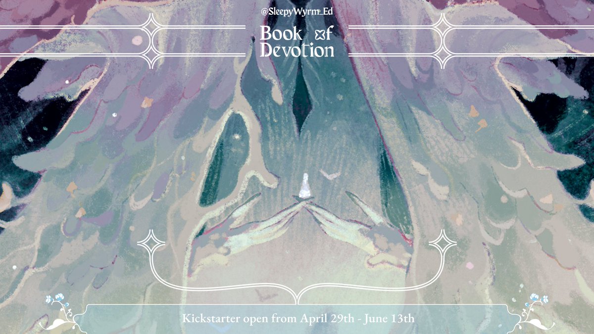 The kickstarter for the 'Book of Devotion' is launched!:D If you want to meet Inspiring, Strange and powerful Gods along with their believers, make sure you take a look at @SleepyWyrm_Ed ! I was lucky to be one of the Deity artists and I loved it! #Kickstarter #ttrpg #fantasy