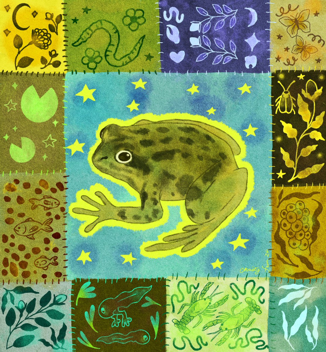 Frog Quilt v1 🐸